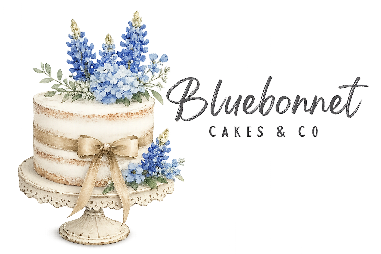 Blue Bonnet Cakes